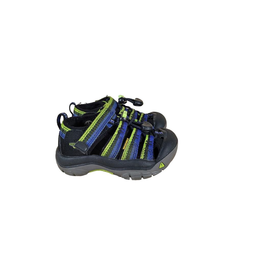 Keen Kids Navy Blue & Lime Green Sport Sandals